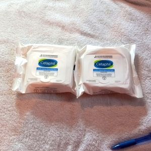 2 packs Cetaphil Gentle Makeup Removing Wipes